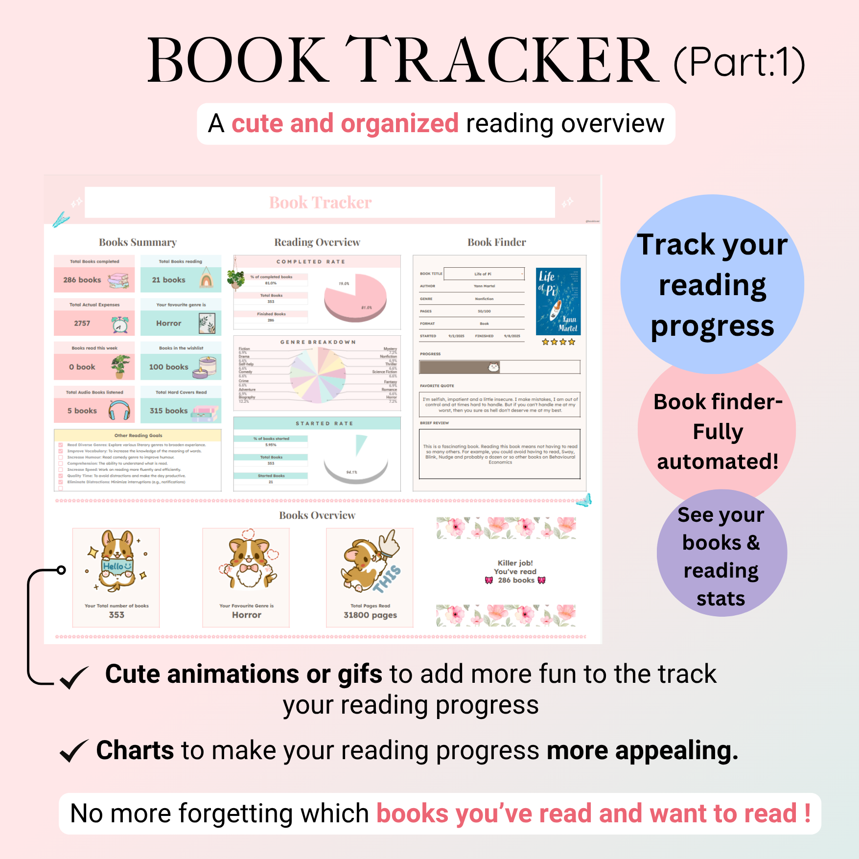 Ultimate Book Tracker 🩷