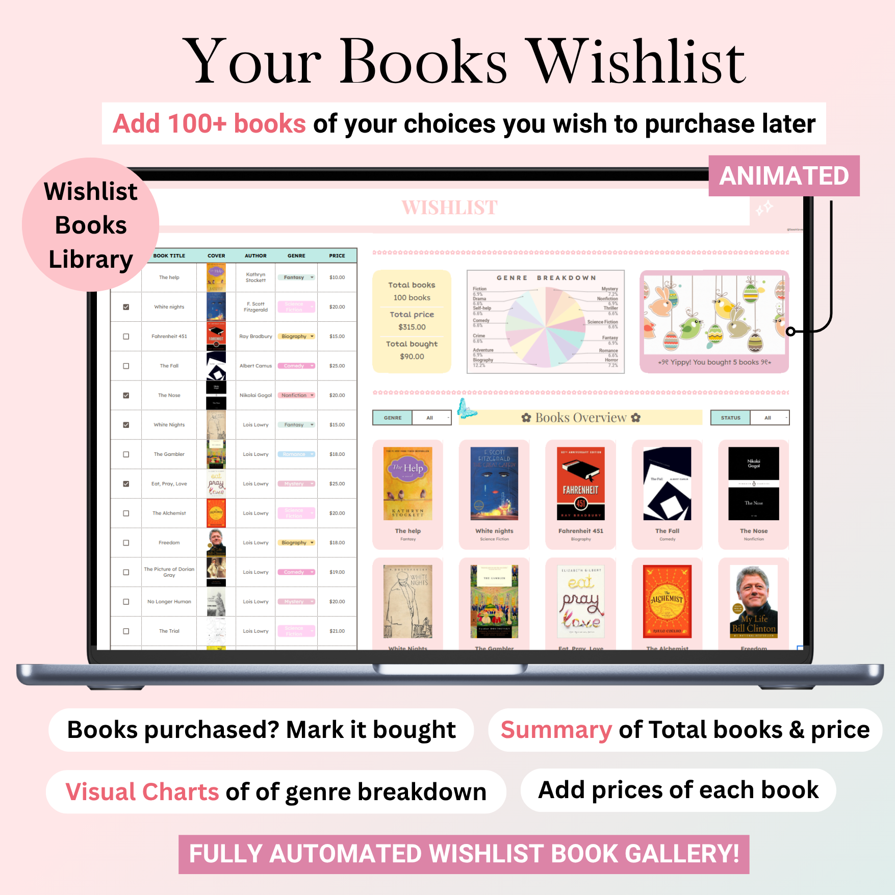 Ultimate Book Tracker 🩷