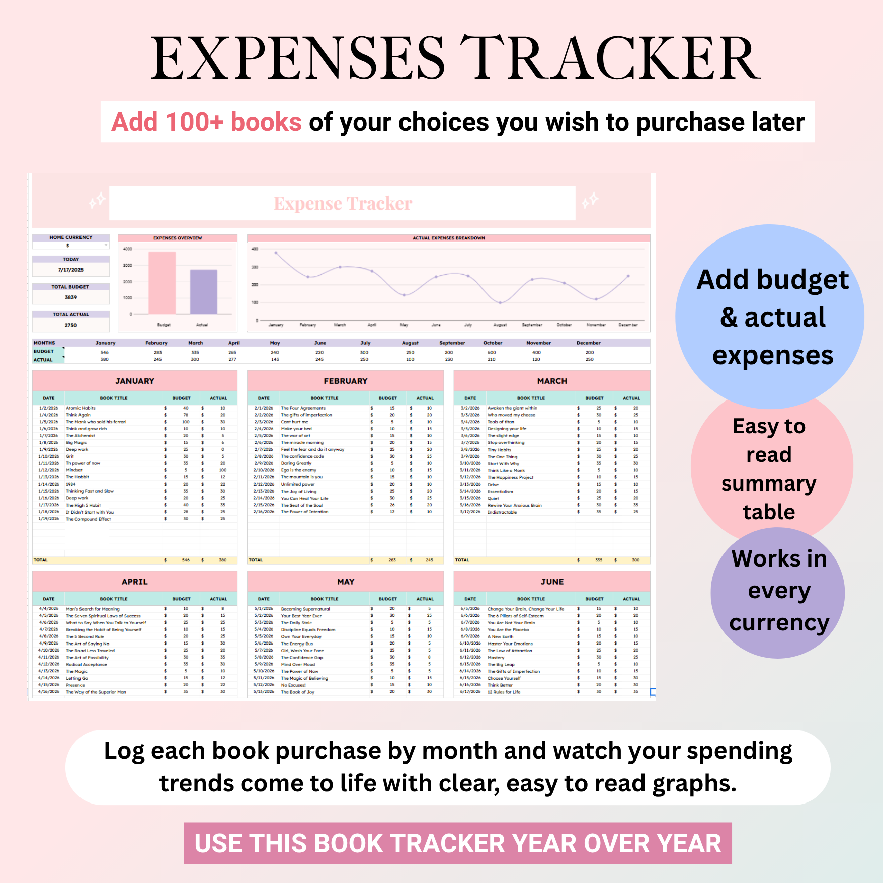 Ultimate Book Tracker 🩷