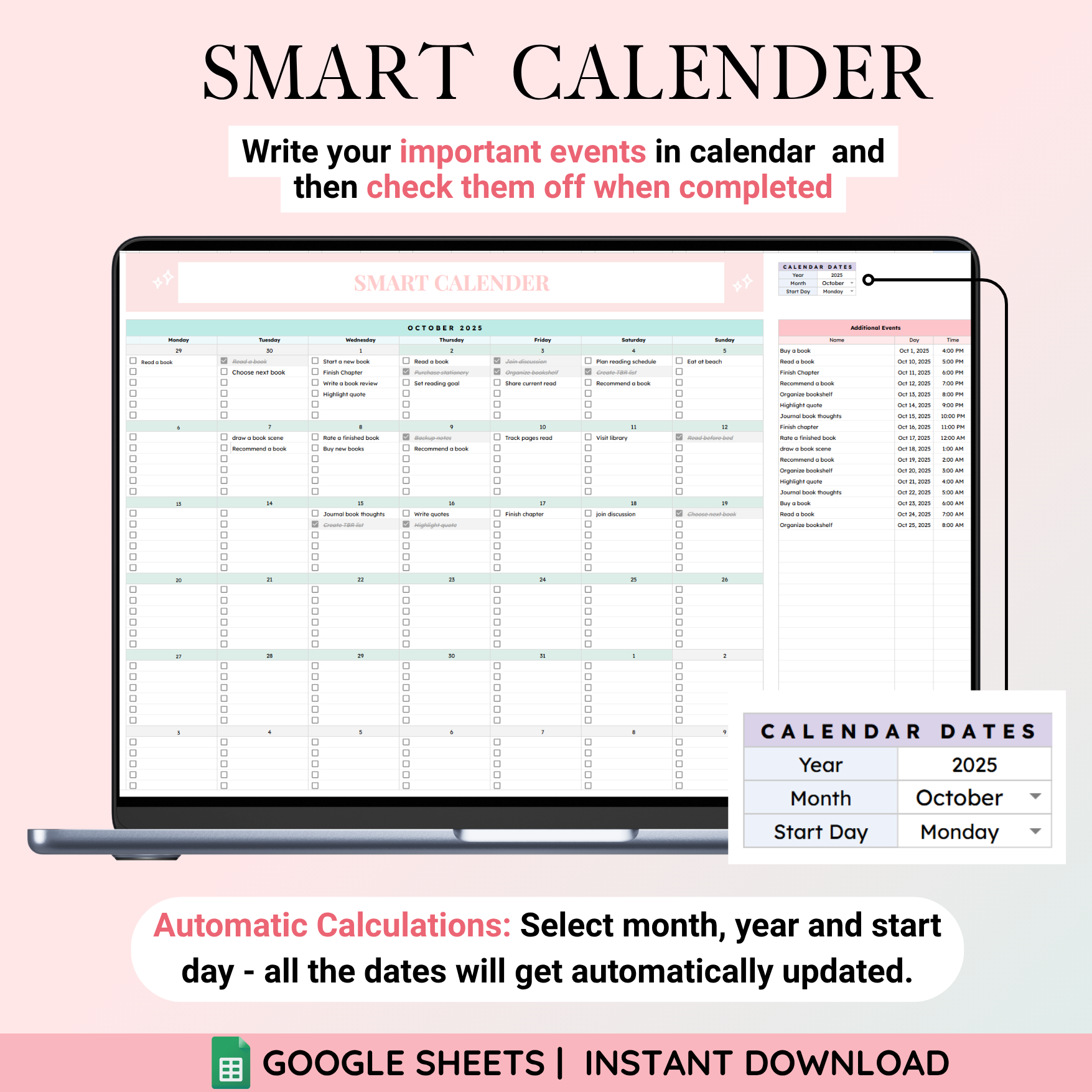 Ultimate Book Tracker 🩷