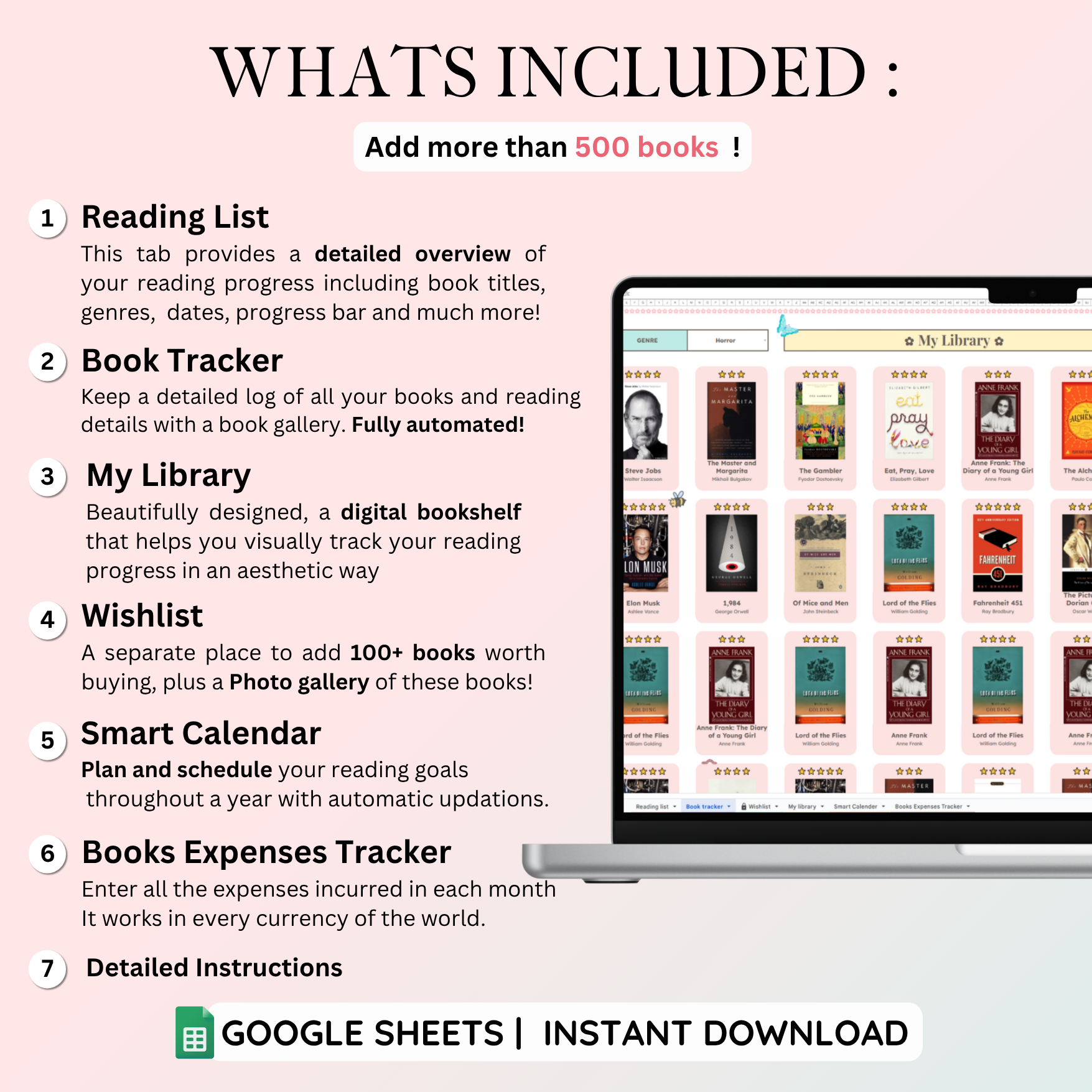 Ultimate Book Tracker 🩷